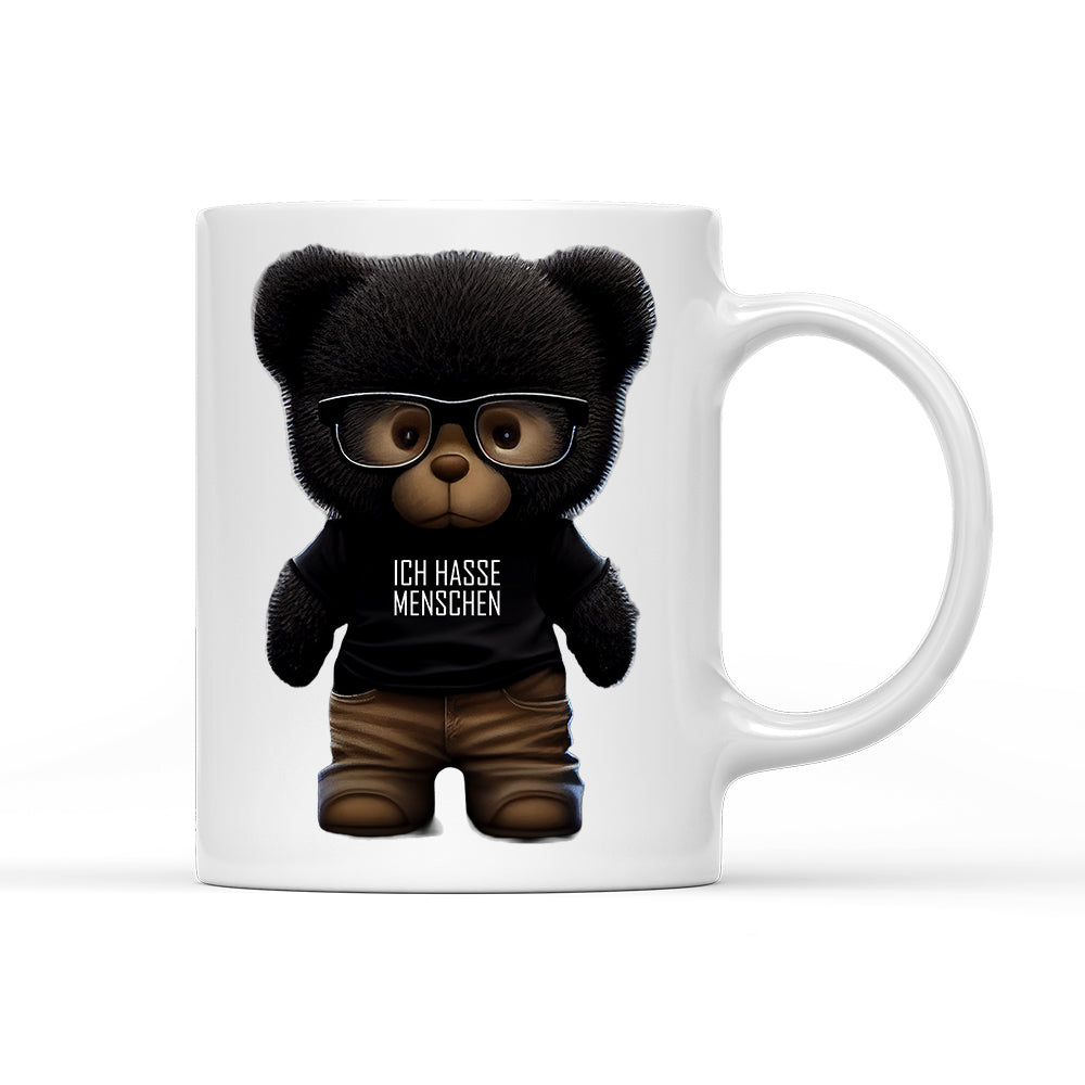 Tasse Teddybär Ich hasse Menschen