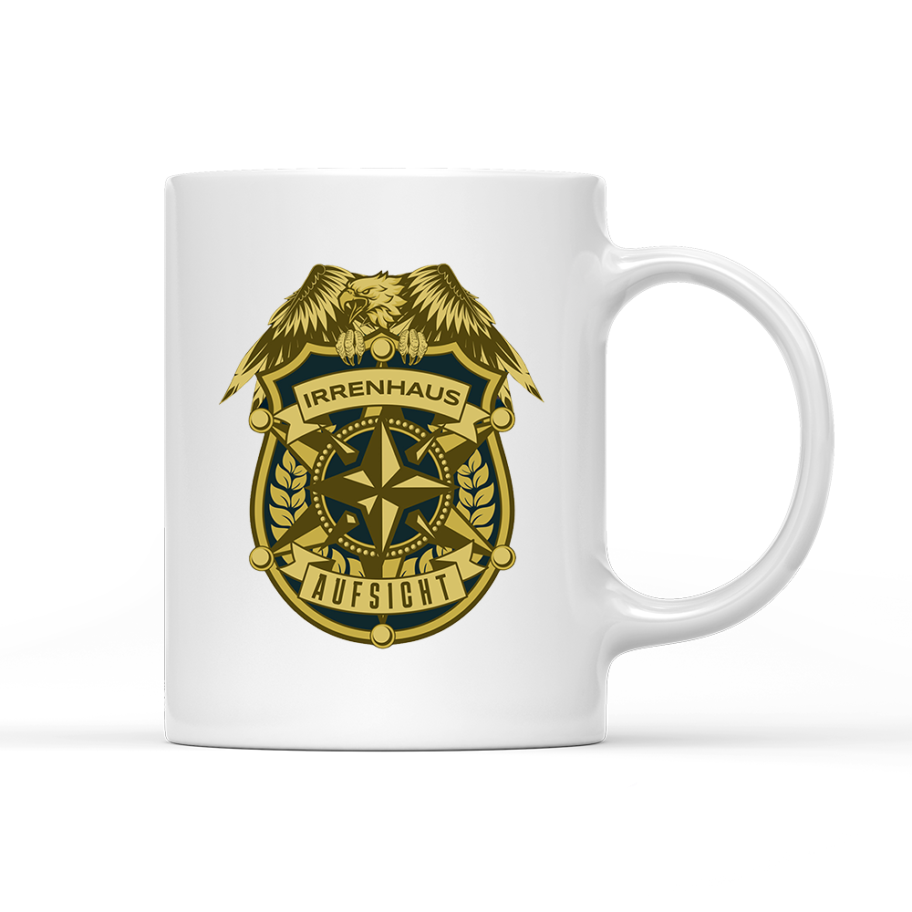 Tasse Irrenhaus Aufsicht