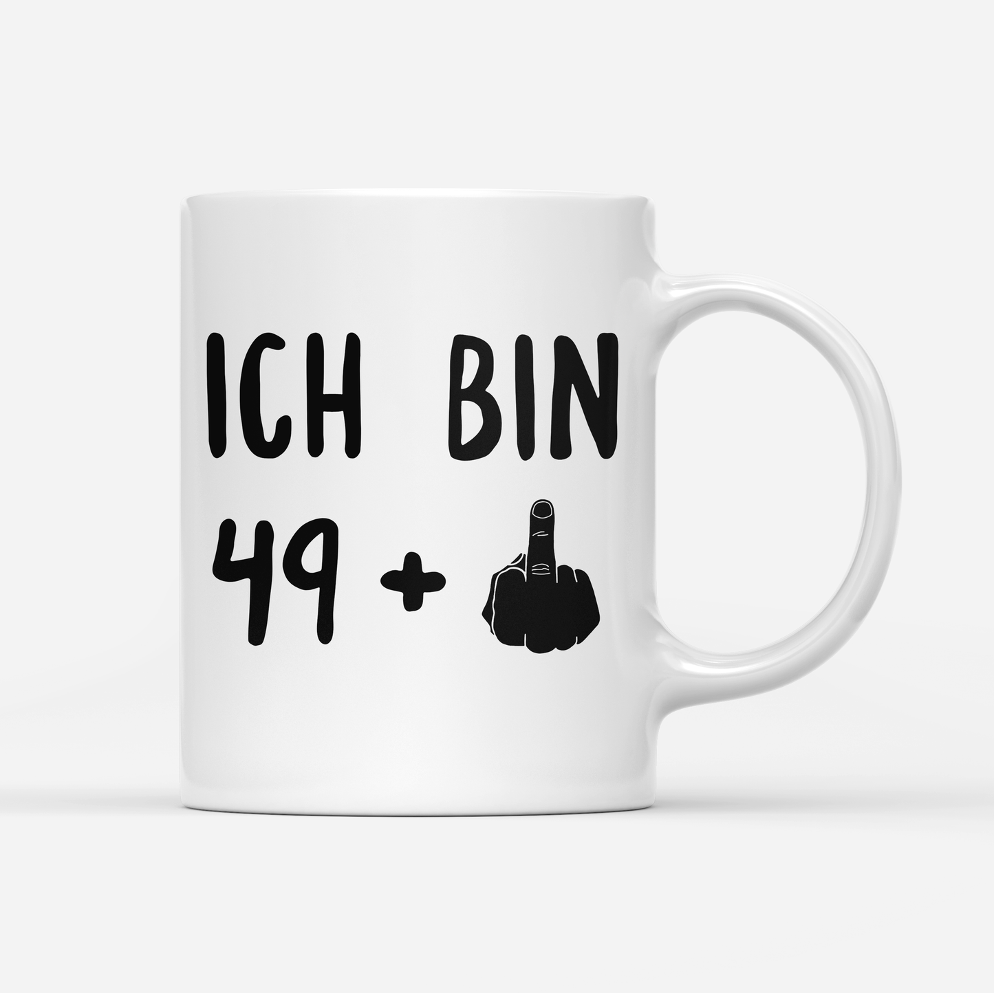 Tasse Ich bin 49+