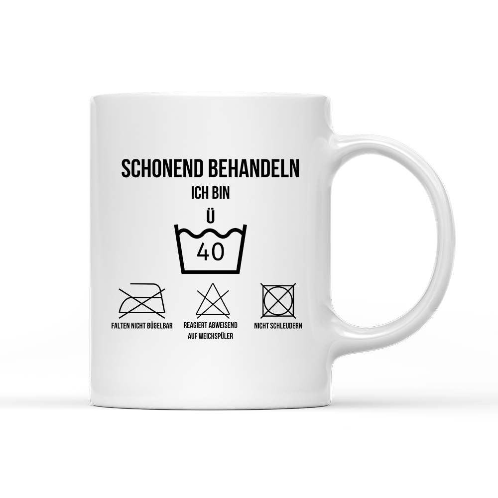 Tasse Schonend behandeln 40