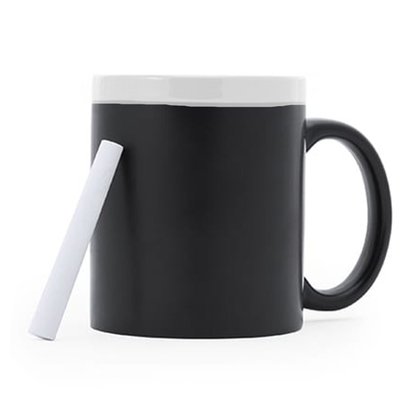 Tasse Black Edition mit Kreide zum selbst beschreiben / malen