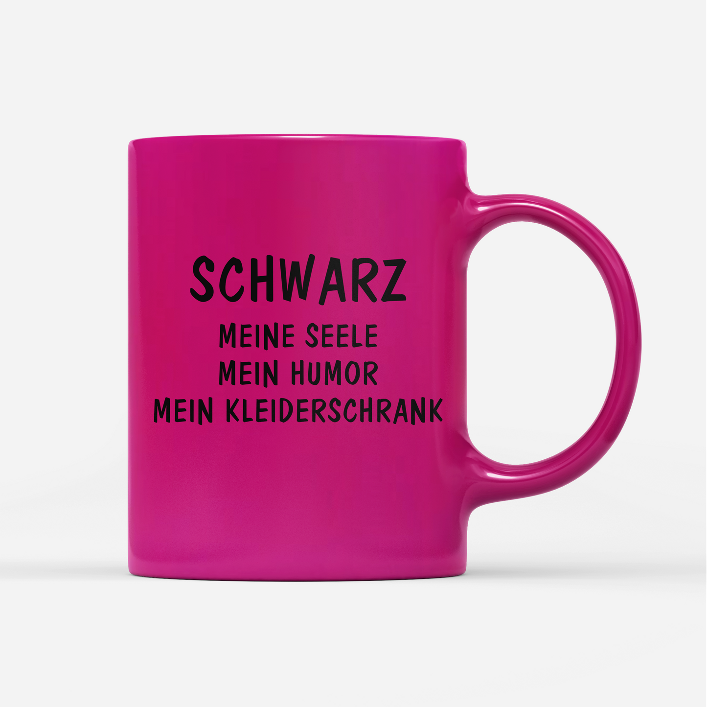 Tasse Neon Schwarz