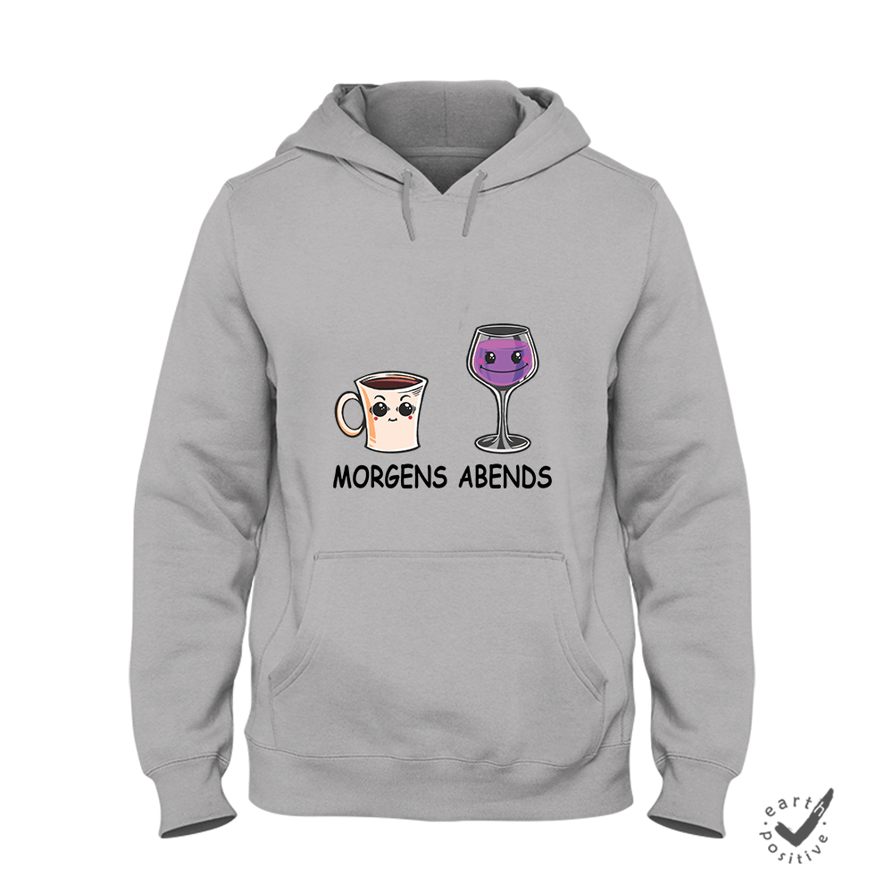 Hoodie Unisex Morgens Abends