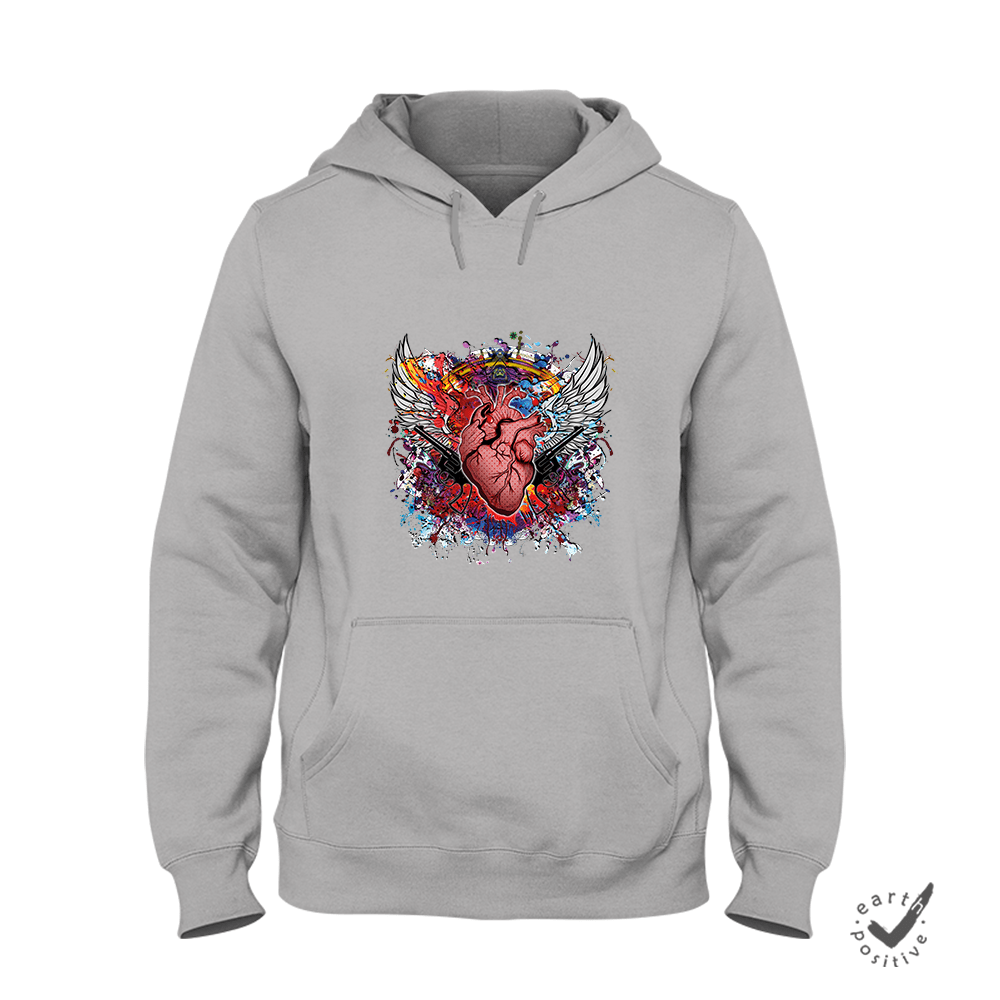 Hoodie Unisex Heart