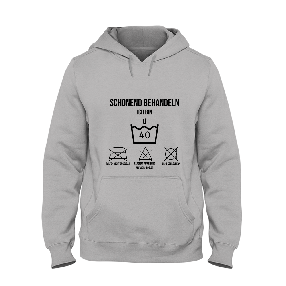 Hoodie Unisex Schonend behandeln 40