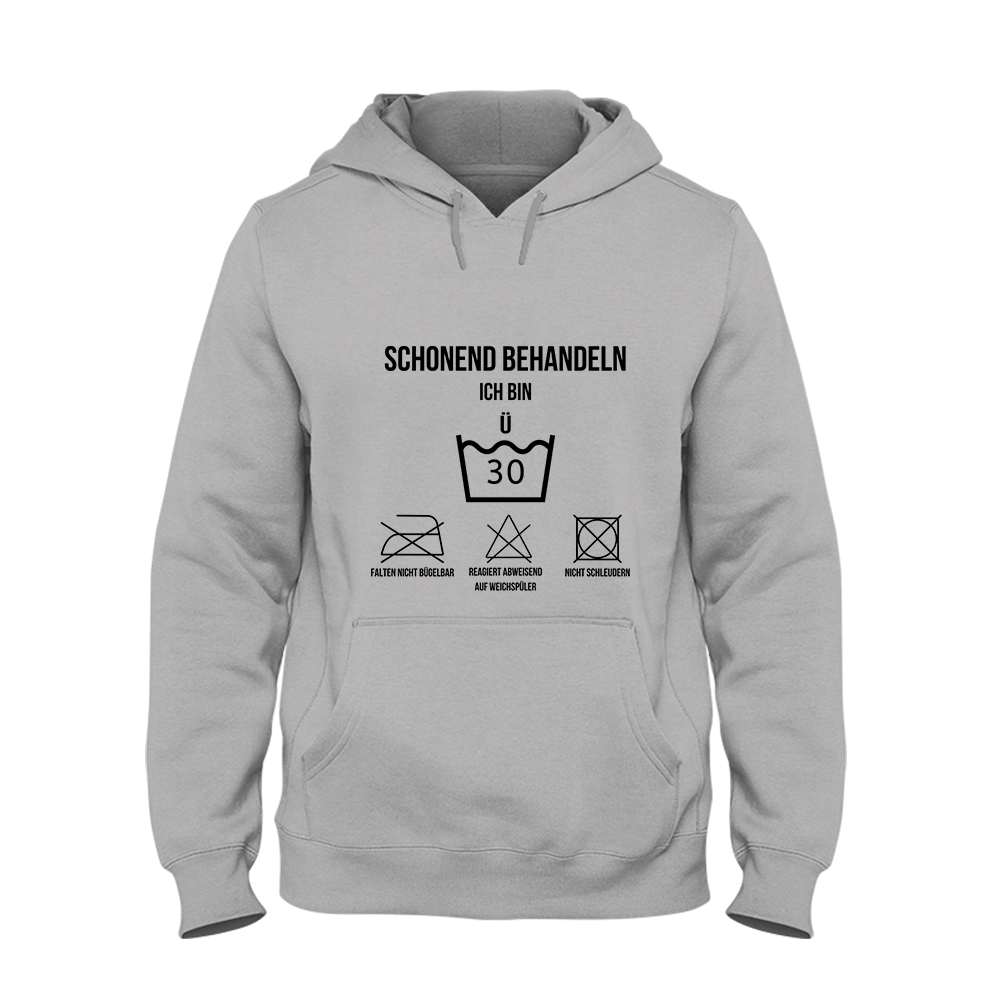 Hoodie Unisex Schonend behandeln 30