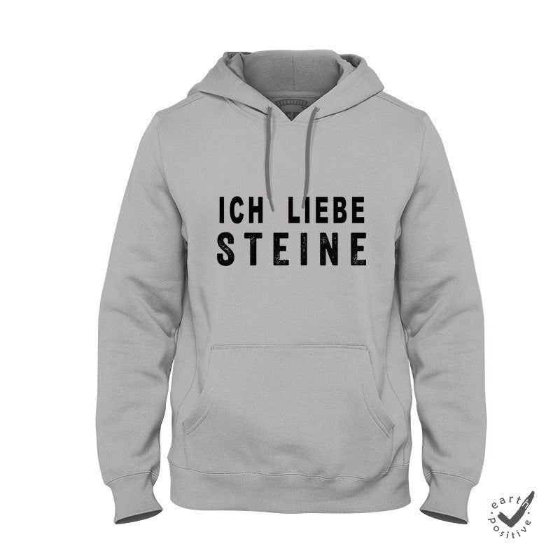 Hoodie Unisex Ich liebe Steine