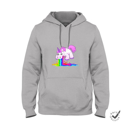 Hoodie Unisex Kotzendes Einhorn