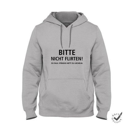 Hoodie Unisex Nicht flirten