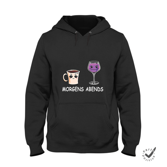 Hoodie Unisex Morgens Abends