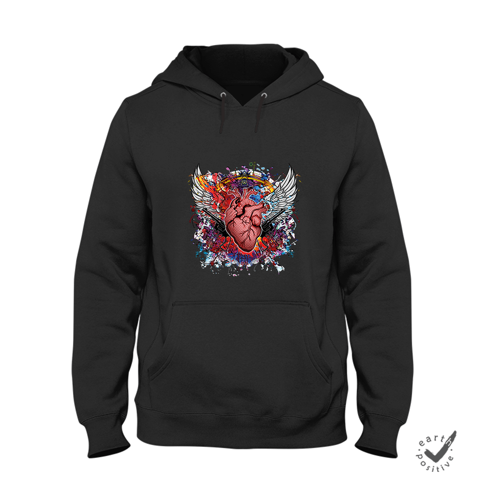 Hoodie Unisex Heart