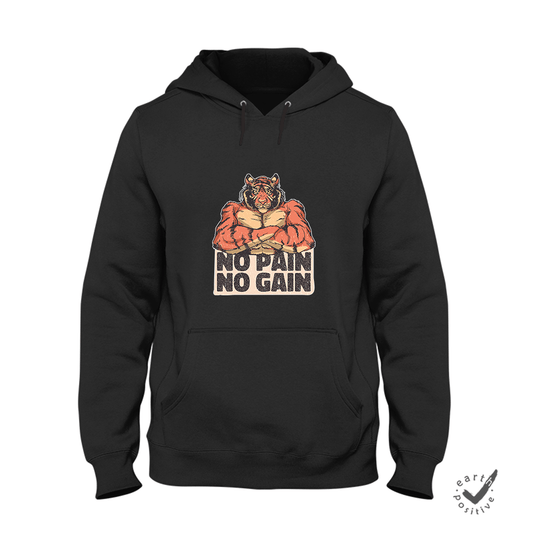 Hoodie Unisex No Pain No Gain