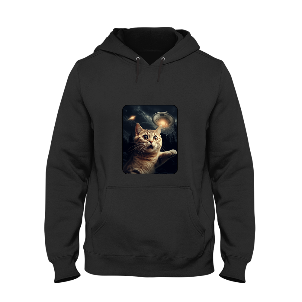 Hoodie Unisex UFO Cat