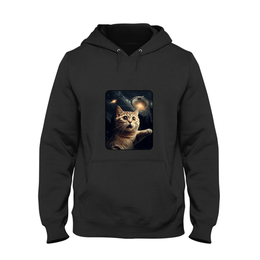 Hoodie Unisex UFO Cat