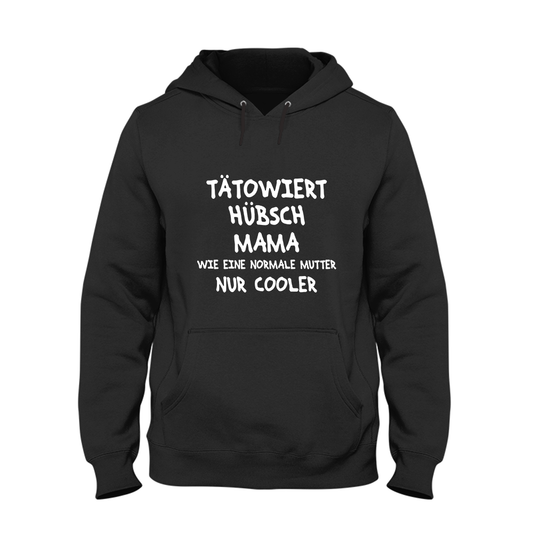 Hoodie Unisex Tätowiert Hübsch Mama